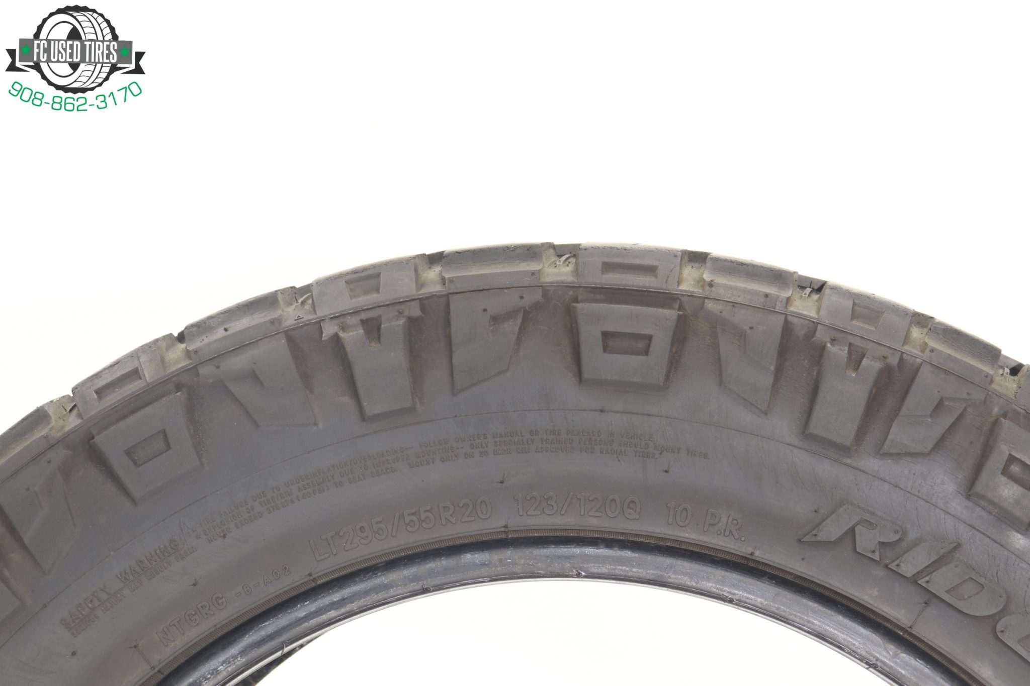 Nitto Ridge Grappler 295/55R20 (123/120Q) 11/32 – Fc Used Tires